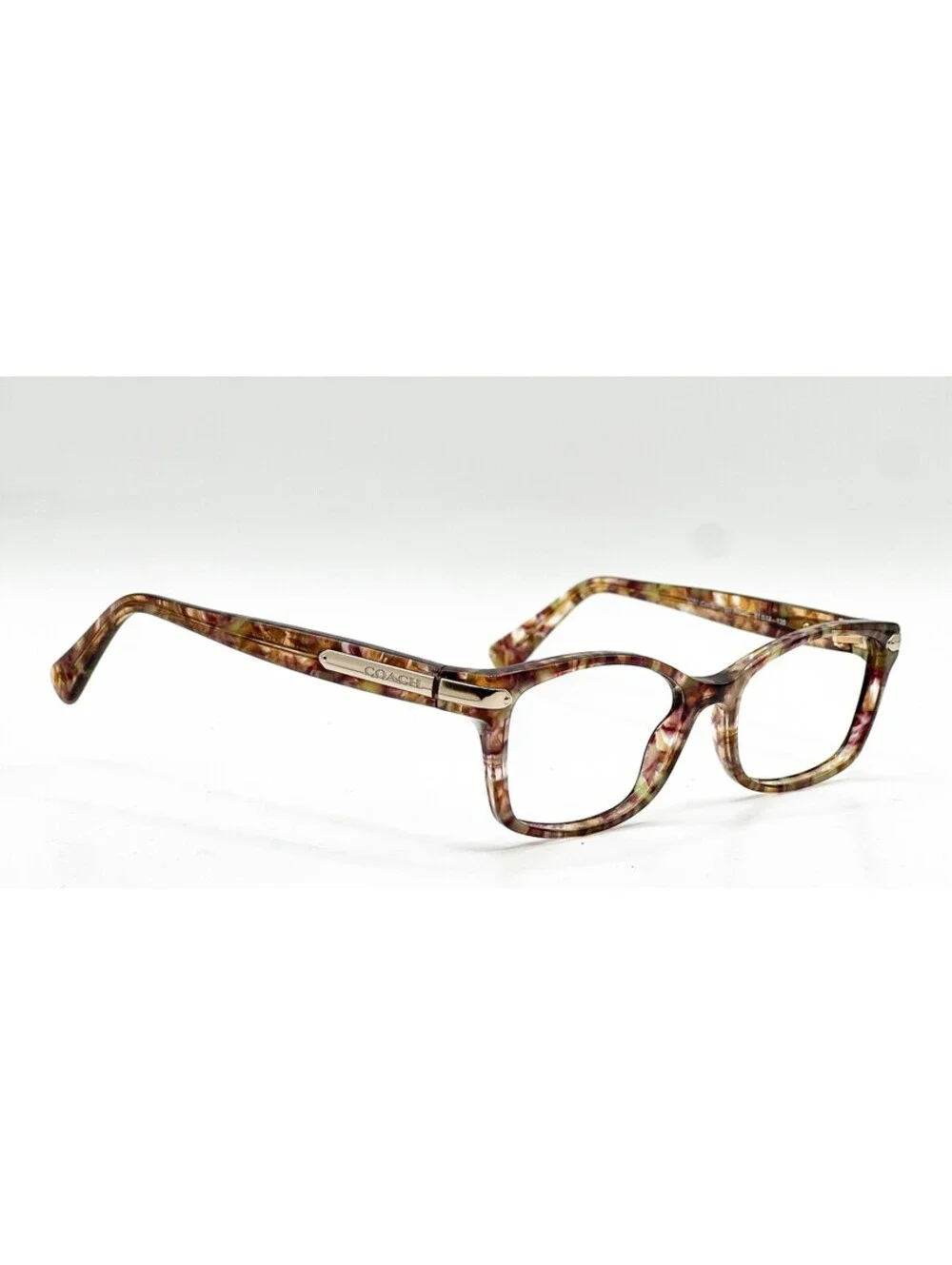 Coach HC 6065 5287 Light Brown Confetti Tortoise Authentic Eyeglass Frames 5